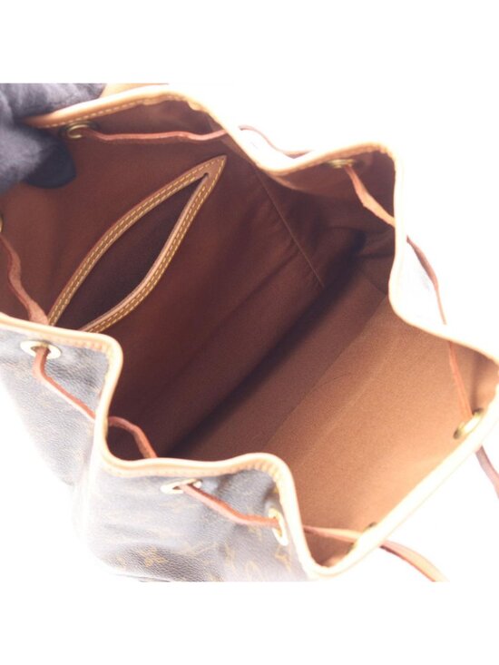 Louis Vuitton Backpack Montsouris Canvas Leather main image 10
